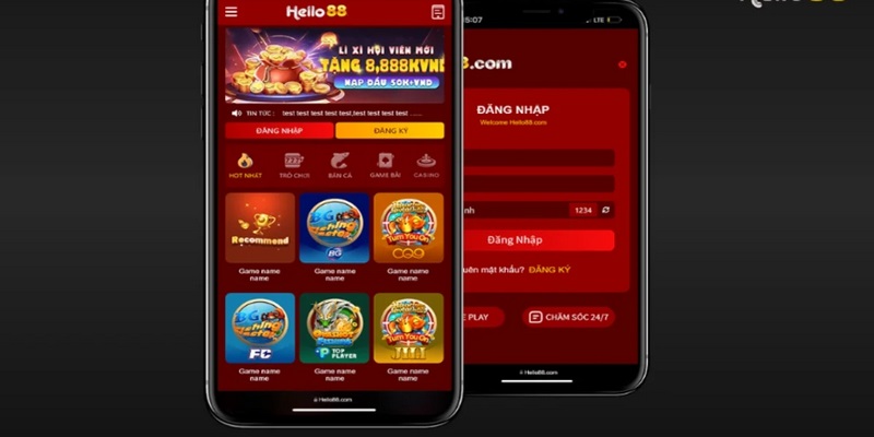 Hello88 đã phát triển app dựa trên công nghệ hiện đại